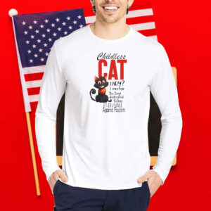 Childless Cat lady Unisex Softstyle Shirt
