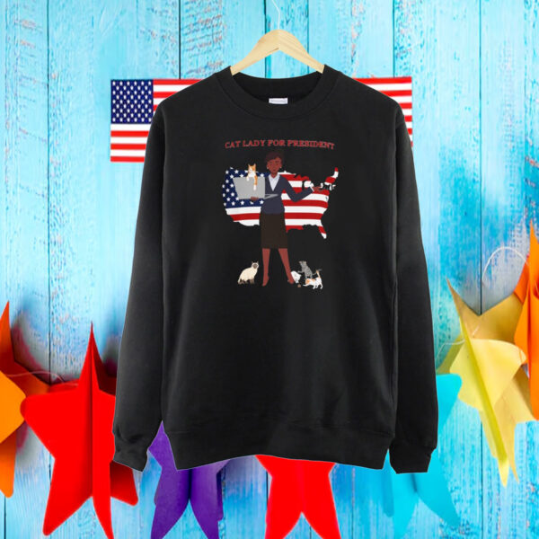 Childless Cat lady for President, Vote Cat lady 2024 Shirt