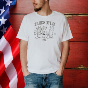 Childless Cat lady political tshirt, Election 2024 Shirt