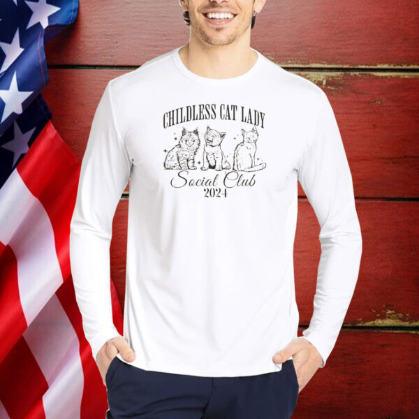 Childless Cat lady political tshirt, Election 2024 Shirt