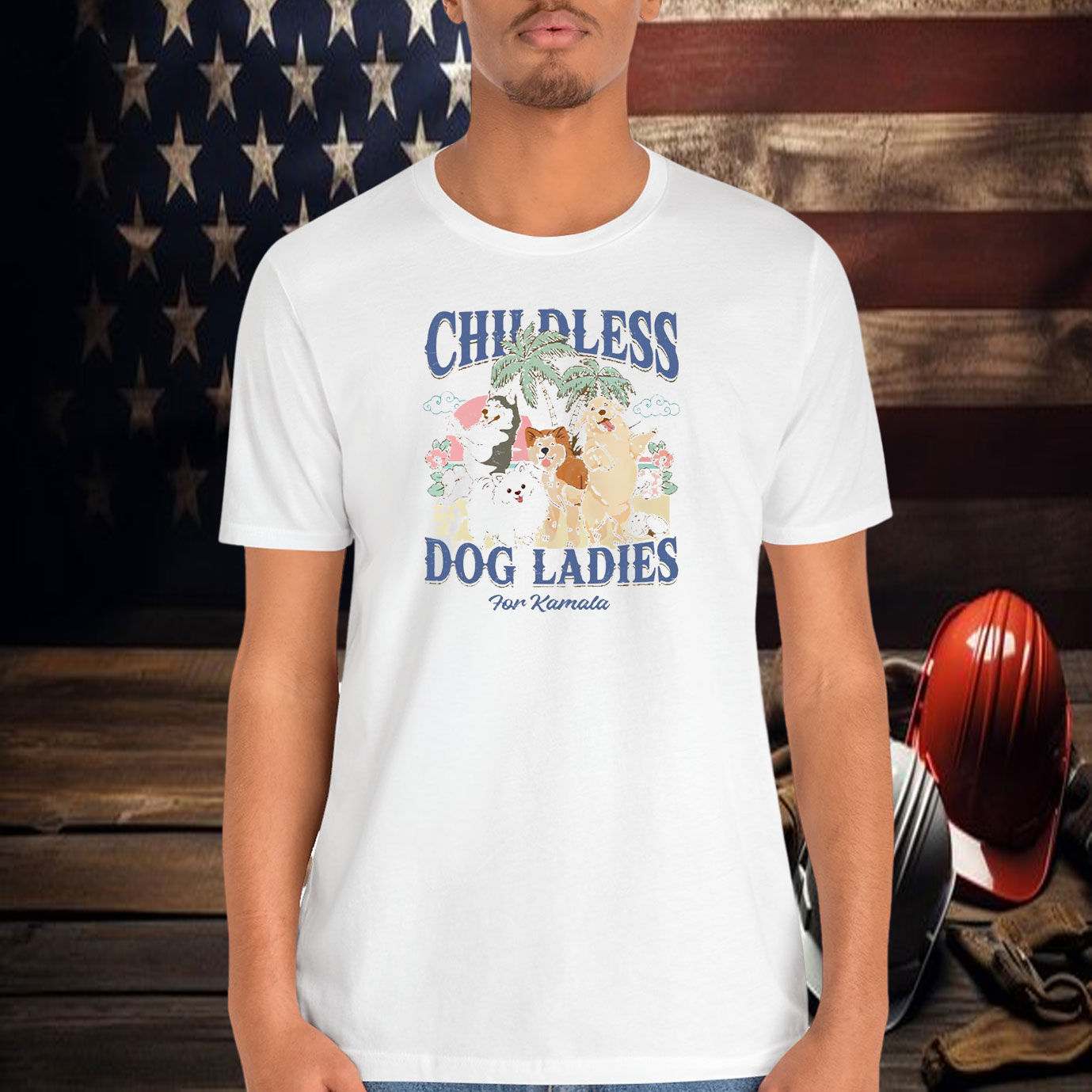 Childless Dog Ladies For Kamala Shirt