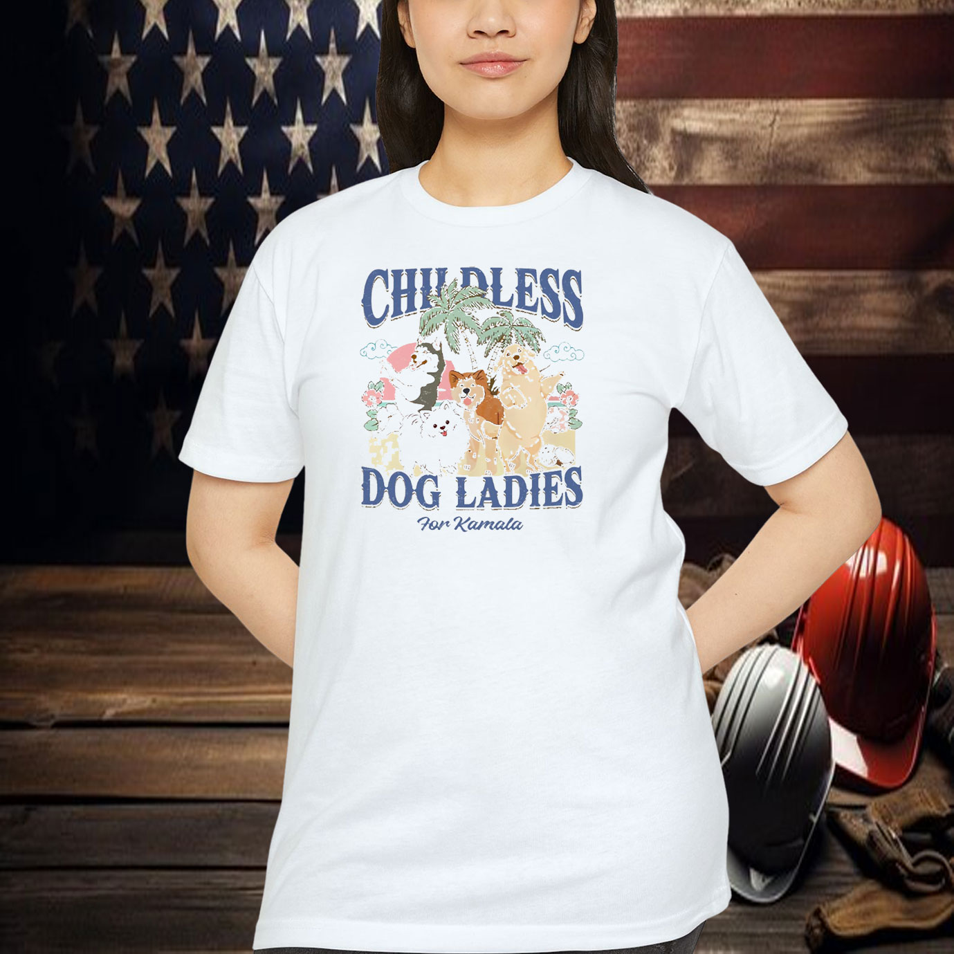 Childless Dog Ladies For Kamala Shirt