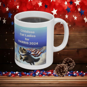 Childless For Cat Ladies For Harris 2024 Mug