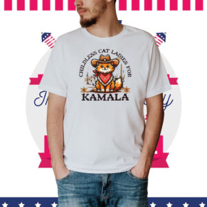 Cowboy Cat Ladies for Kamala Harris Comfort Colors T-shirt 2024 Shirt