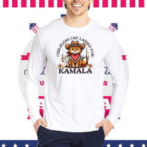 Cowboy Cat Ladies for Kamala Harris Comfort Colors T-shirt 2024 Shirt