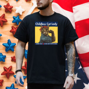 Harris 2024 T-Shirt Childless Cat Lady Kamala Harris Campaign Shirt