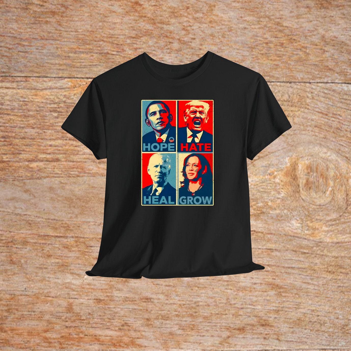 Hope Hate Heal Grow, Kamala Harris Support Shirt