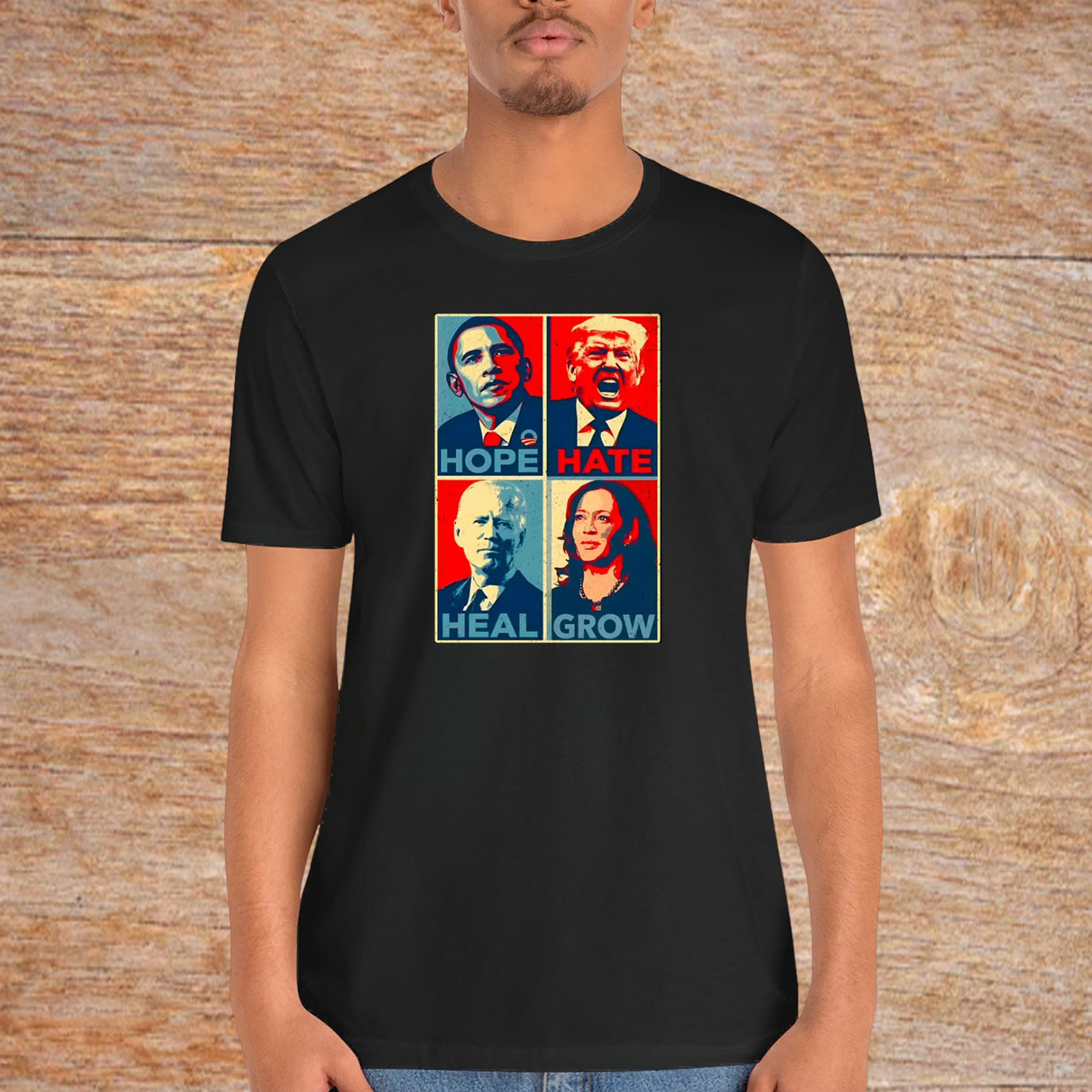 Hope Hate Heal Grow, Kamala Harris Support Shirt