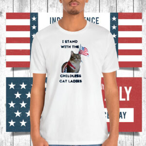 I Stand with the Childless Cat Ladies Shirt