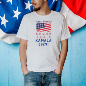 Kamala Harris 2024 Make America Laugh Again Cotton Shirt