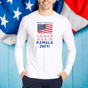 Kamala Harris 2024 Make America Laugh Again Cotton Shirt