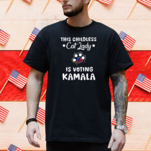 Kamala Harris 2024 Unisex, Childless Cat Lady Voting For Kamala Shirt