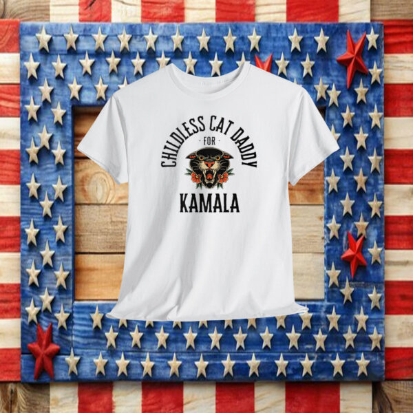 Kamala Harris Childless Cat Daddies Against Fascism Shirt