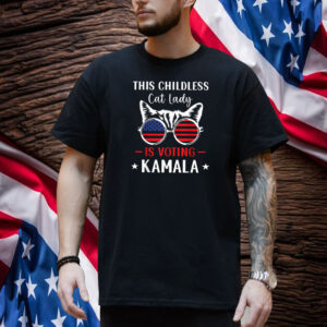 Kamala Harris President 2024 Shirt, Childless Cat Lady 2024 Shirt