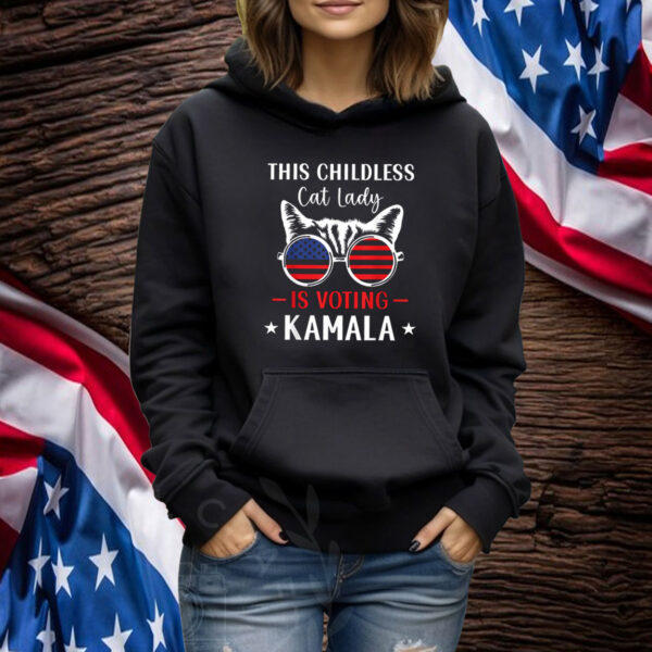 Kamala Harris President 2024 Shirt, Childless Cat Lady 2024 Shirt