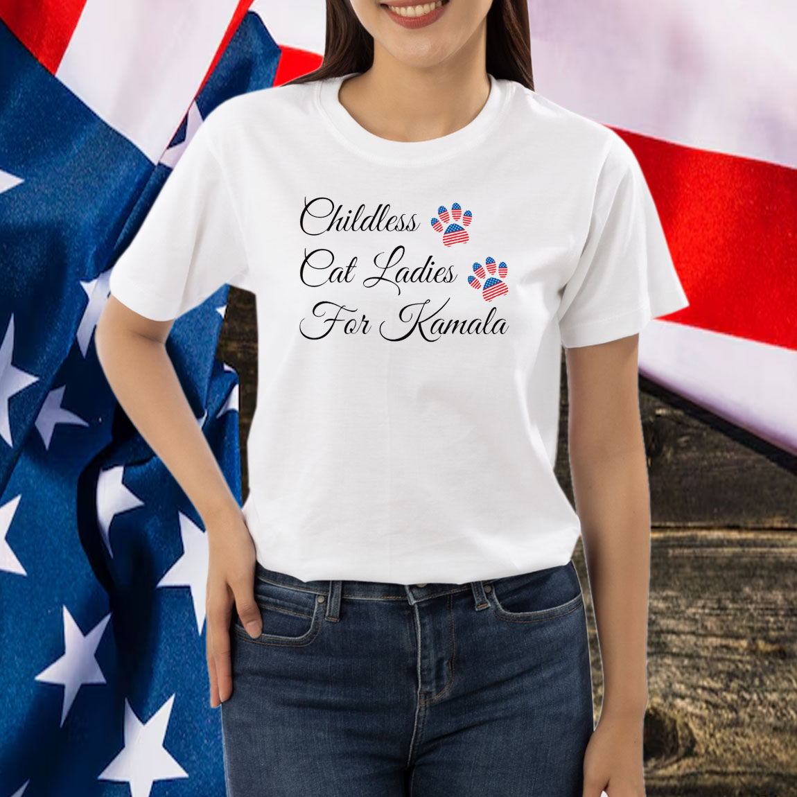 Kamala Harris President 2024 Shirt: Childless Cat Lady, Kamala Rally Shirt