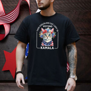 Kamala Harris President 2024 Shirt, Childless Cat Lady Shirt, Kamala Rally Shirt