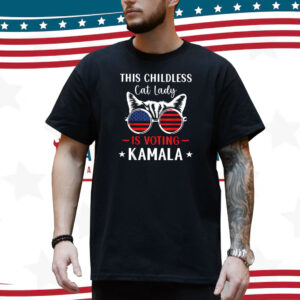 Kamala Harris President 2024 Shirt, Childless Cat Lady Shirt, Kamala Rally Tee, Equal Rights 2024 Shirt