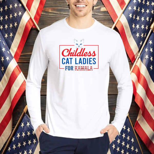 Kamala Harris President 2024 Shirt, Childless Cat Lady Shirt, Kamala Rally Tee, Equal Rights Shirt