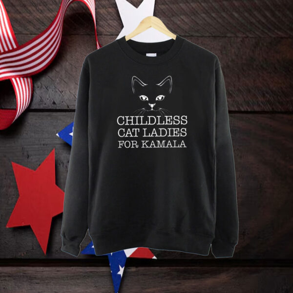Kamala Harris President 2024 Shirt, Childless Cat Lady Shirt