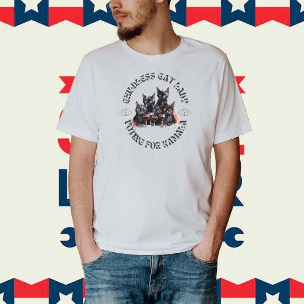 Kamala Harris Shirt, Childless Cat Ladies For Harris Shirt