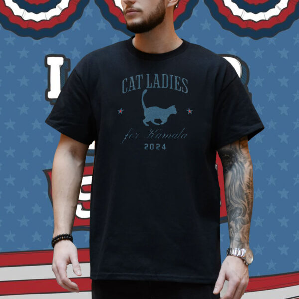 Kamala Harris Shirt Childless Cat Ladies for Kamala | Harris 47 | Funny Pro Kamala Shirt