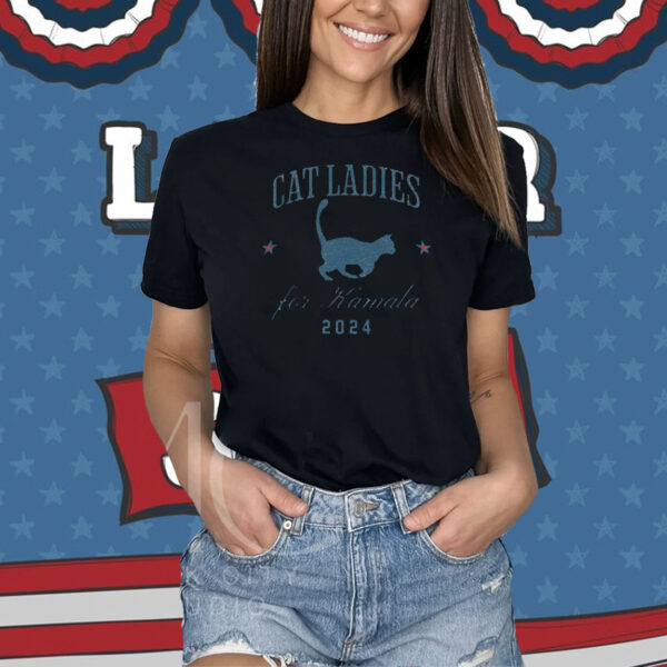 Kamala Harris Shirt Childless Cat Ladies for Kamala | Harris 47 | Funny Pro Kamala Shirt