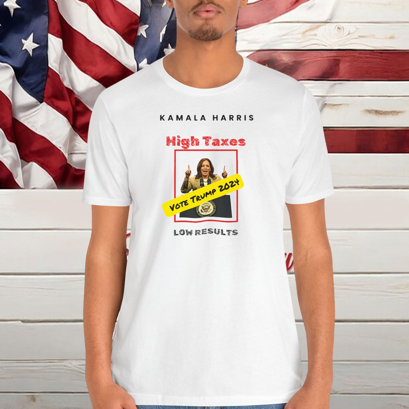 Kamala Harris T-Shirt High Taxes Shirt