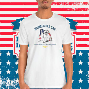 Kamala Is A Cat Shirt, Childless Cat Lady Shirt, Cat Lover Shirt