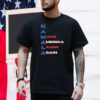 Kamala: Make America Laugh Again America Flag Colors Shirt