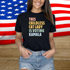 Kamala Shirt, Kamala Harris Shirt, This Childless Cat Lady is Voting Kamala Shirt