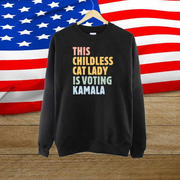 Kamala Shirt, Kamala Harris Shirt, This Childless Cat Lady is Voting Kamala Shirt