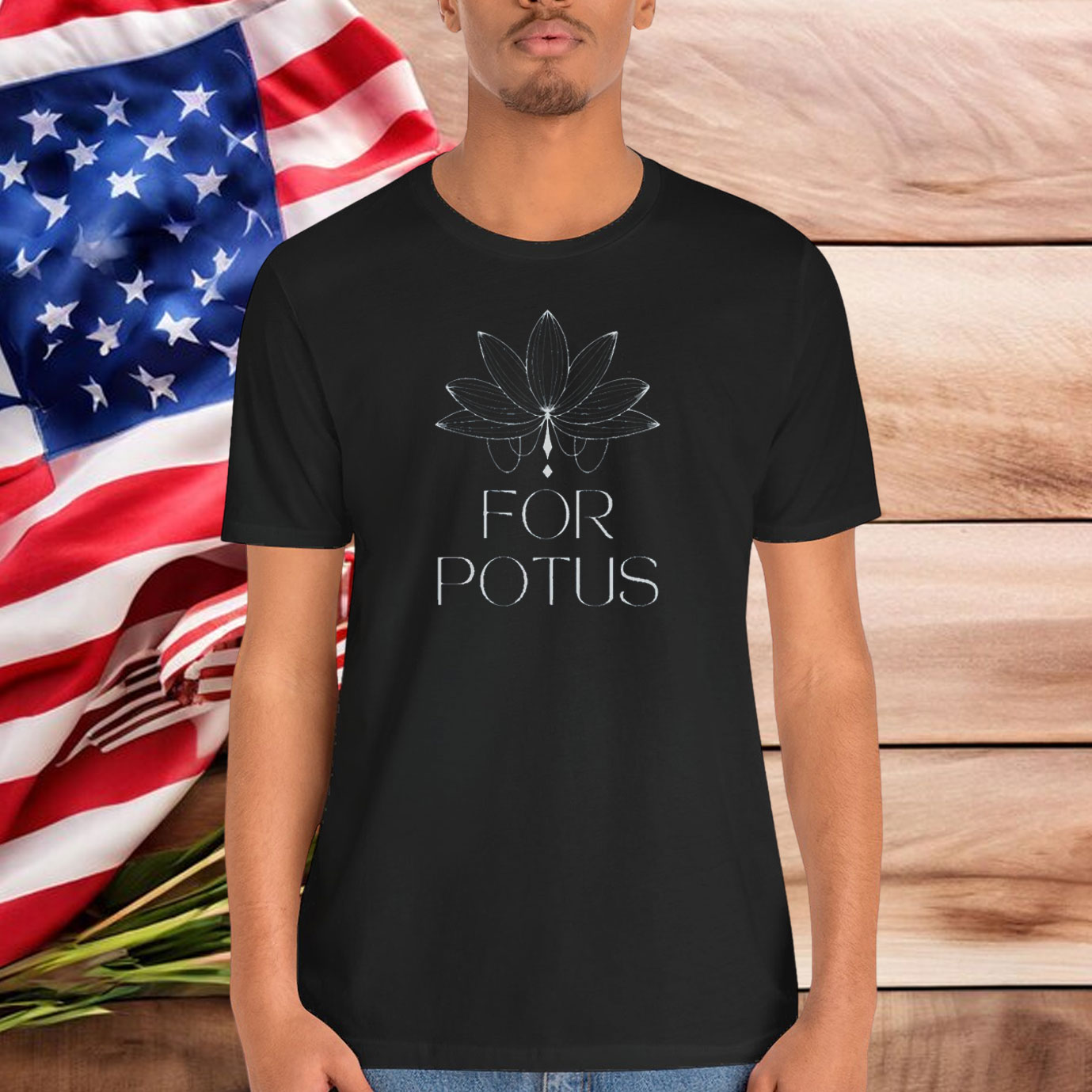 Lotus for POTUS Shirt - Kamala Harris Yoga Shirt