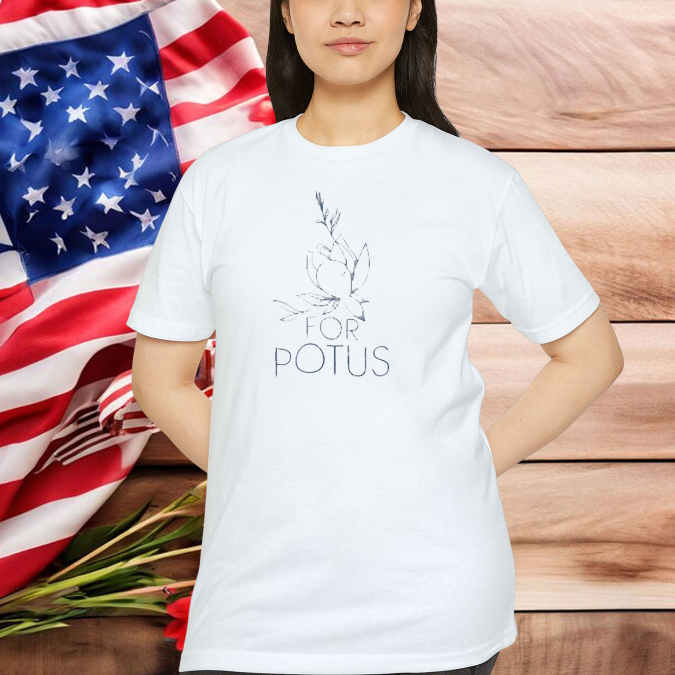 Lotus for Potus T-Shirt, Kamala Harris 2024 Election