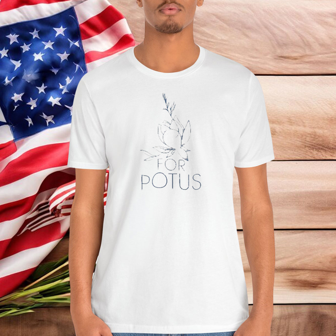 Lotus for Potus T-Shirt, Kamala Harris 2024 Election