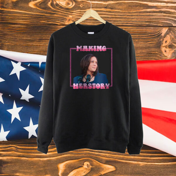 MAKING HERSTORY T-Shirt, Kamala Harris 2024 President for the People Empowering Women Shirt