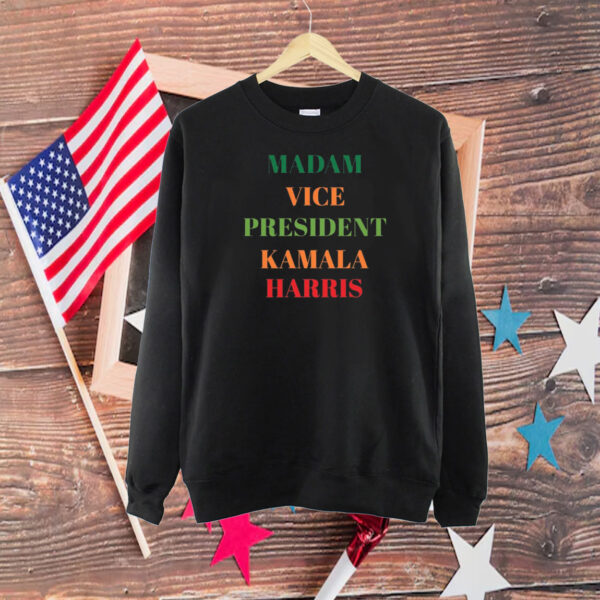 Madam Vice President Kamala Harris Classic Fit Tee Kamala Harris Election Shirt