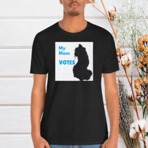 My Mom VOTES Cat Shirt, Childless Cat Lady Shirt
