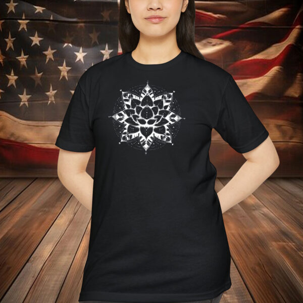 Namaste Lotus Flower Shirt, Yoga Meditation Shirt, Mandala Shirt