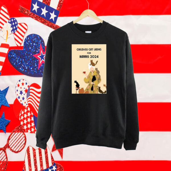 Nikki Barnes Childless Cat Ladies For Harris 2024 Shirt
