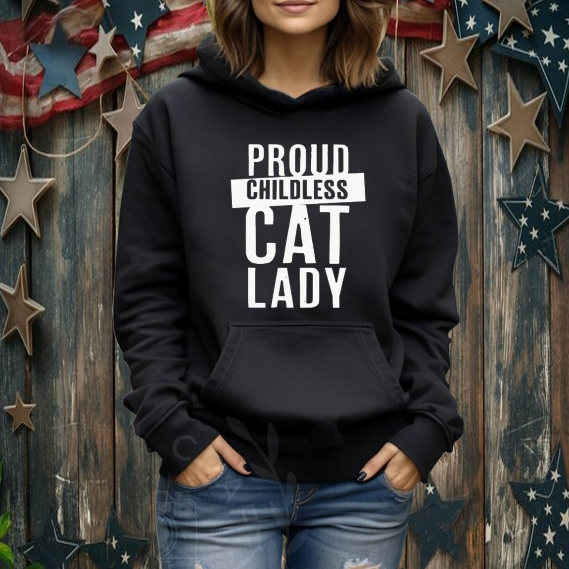 Proud Childless Cat Lady Shirt