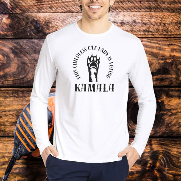 This Childless Cat Lady is Voting Kamala Shirt