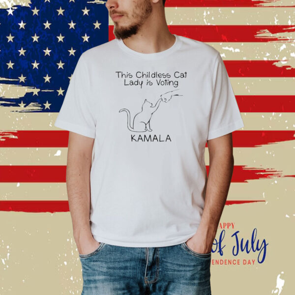 This childless cat lady is voting kamala png, Kamala Harris President 2024 Shirt