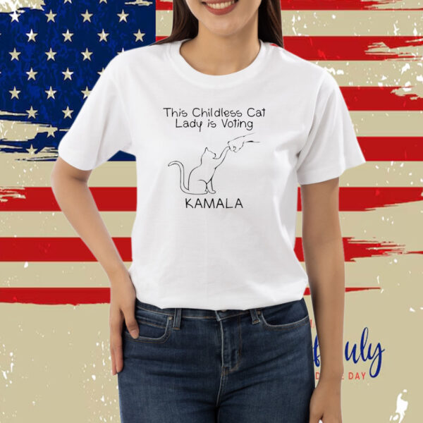 This childless cat lady is voting kamala png, Kamala Harris President 2024 Shirt