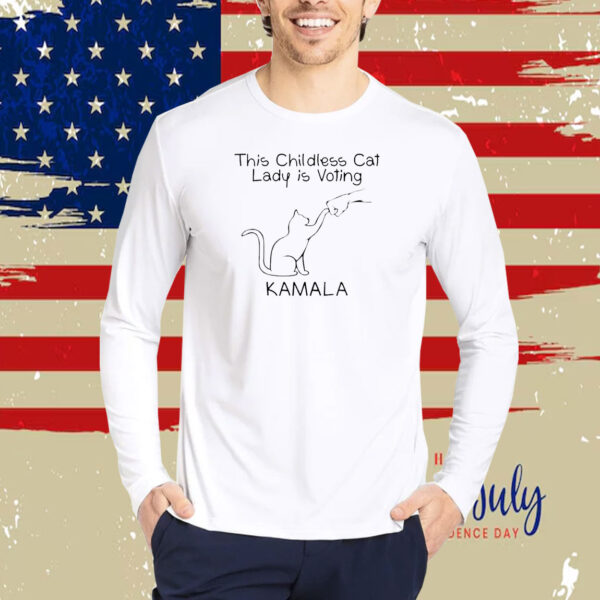 This childless cat lady is voting kamala png, Kamala Harris President 2024 Shirt