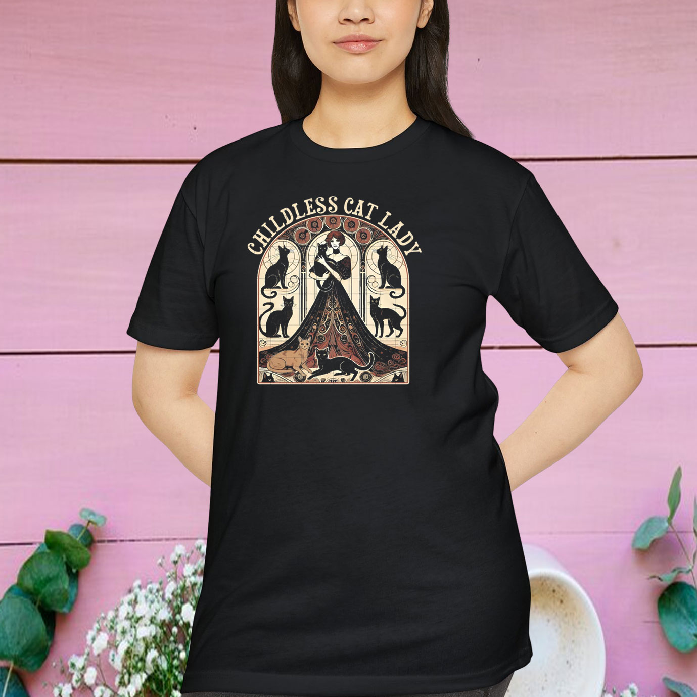 Vintage Childless Cat Lady, Madam President Shirt