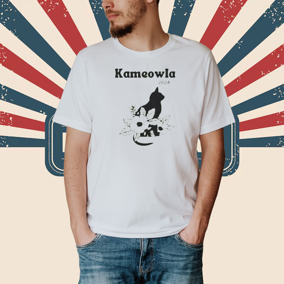 kamala cat lady tshirt more flattering green than neon kamalaharris Shirt