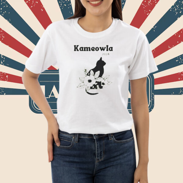 kamala cat lady tshirt more flattering green than neon kamalaharris Shirt