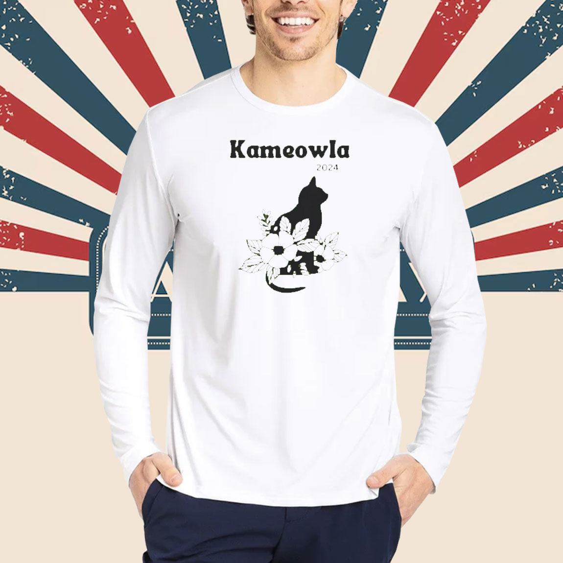 kamala cat lady tshirt more flattering green than neon kamalaharris Shirt
