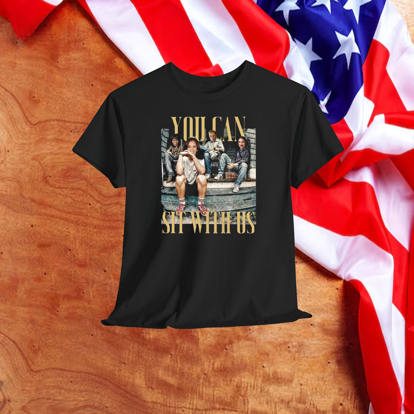 1siKamala RBG AOC Michelle You Can Sit With Us Shirt